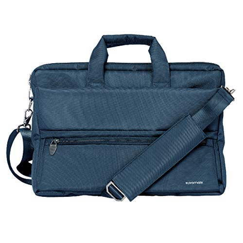 Messenger Bag Laptop, Multifunktions-Umhängetasche mit Mehreren Aufbewahrungstaschen, abnehmbarem Sling und wasserabweisender Laptop-Tasche für 15,6-Zoll-Laptops von Promate