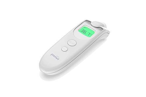 Promed Infrarot Thermometer, Berührungsloses Fieberthermometer Stirn für Babys und Erwachsene, Temperaturmessgerät IRT-100, Digitales Fieberthermometer Großes Display Promed Infrarot Thermometer, Berührungsloses Fieberthermometer Stirn für Babys und Erwachsene, Temperaturmessgerät IRT-100, Digitales Fieberthermometer Großes Display von Promed