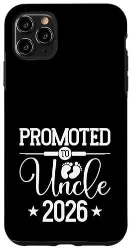 Promoted To Uncle 2026 Schwangerschaftsankündigung Hülle für iPhone 11 Pro Max von Promoted To Uncle Gifts