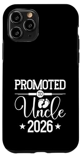 Promoted To Uncle 2026 Schwangerschaftsankündigung Hülle für iPhone 11 Pro von Promoted To Uncle Gifts