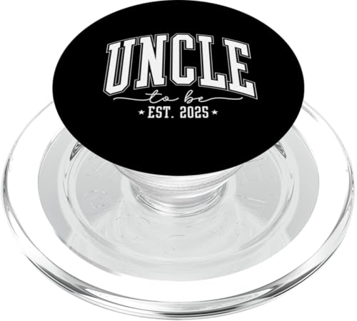 Uncle To Be 2025 Schwangerschaftsankündigung PopSockets PopGrip für MagSafe von Promoted To Uncle Gifts