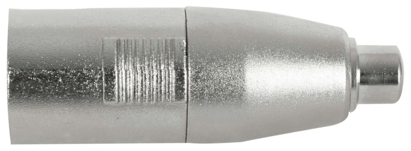 Pronomic AD-CFXM Audio-Adapter Cinch/RCA-Buchse female zu XLR male, Gehäuse aus Druckguss-Metall von Pronomic