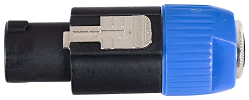 Pronomic AD-JFSPM Adapter - 6,3mm Klinke-Buchse auf Speakon-kompatibler Stecker - Fertig verdrahtet & einsatzbereit - Robuste Verarbeitung - Gehäuse aus schlagfestem Kunststoff von Pronomic