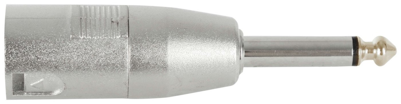 Pronomic AD-JMXM Audio-Adapter 6,3mm Mono-Klinke male zu XLR male, Fertig verdrahtet und einsatzbereit von Pronomic