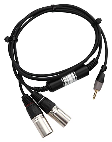 Pronomic ANE10-1.5JX Audio Noise Eliminator Kabel Klinke/XLR (Entstörkabel, Impedanz: 600 Ohm, Durchschlagfestigkeit: 500 V DC, Länge 1,5 m), schwarz von Pronomic