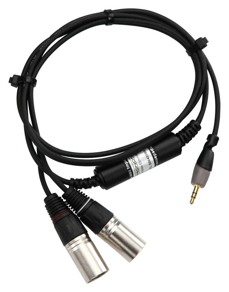 Pronomic Audio Noise Eliminator Kabel Klinke/XLR - Entstörkabel Audio-Kabel, XLR Stecker, Klinkenstecker 3,5 mm Stereo (150 cm), Ein- und Ausgang unsymmetrisch von Pronomic