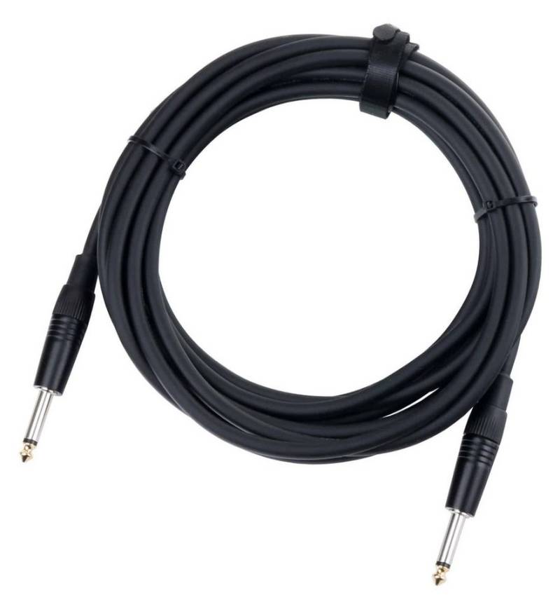 Pronomic BOXJ1-5 Boxenkabel 5 m Audio-Kabel, Klinke 6.3 mm Mono, (500 cm), Sauerstofffreies Kupfer, Spannzangen-Zugentlastung von Pronomic