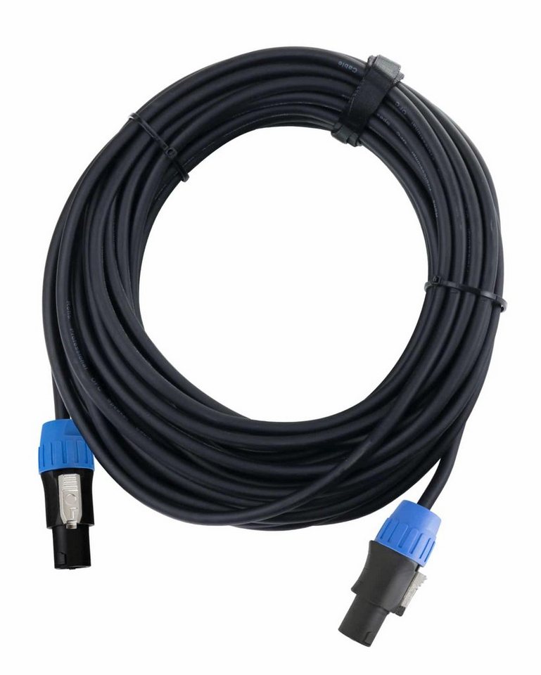 Pronomic BOXSP1-10 Lautsprecher Kabel 10 m Audio-Kabel, 2-Pol Speakon-kompatibel, (1000 cm), Spannzangen-Zugentlastung, Niedrige Leiterkapazität von Pronomic