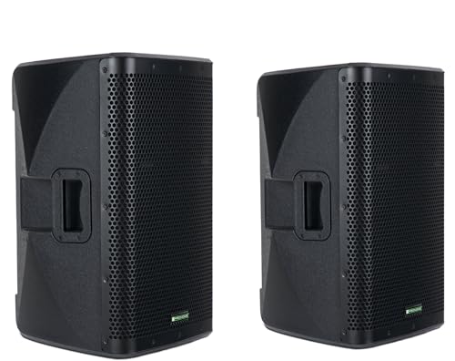 Pronomic C-212 MA Stereo Set - Zwei aktive 2-Wege Boxen - Leistung: 2000 Watt - 12" Woofer + 1,75" Hochtöner - Bluetooth-Empfänger und DSP-Presets - Kunststoff-Gehäuse mit Monitorschräge Pronomic C-212 MA Stereo Set - Zwei aktive 2-Wege Boxen - Leistung: 2000 Watt - 12" Woofer + 1,75" Hochtöner - Bluetooth-Empfänger und DSP-Presets - Kunststoff-Gehäuse mit Monitorschräge von Pronomic