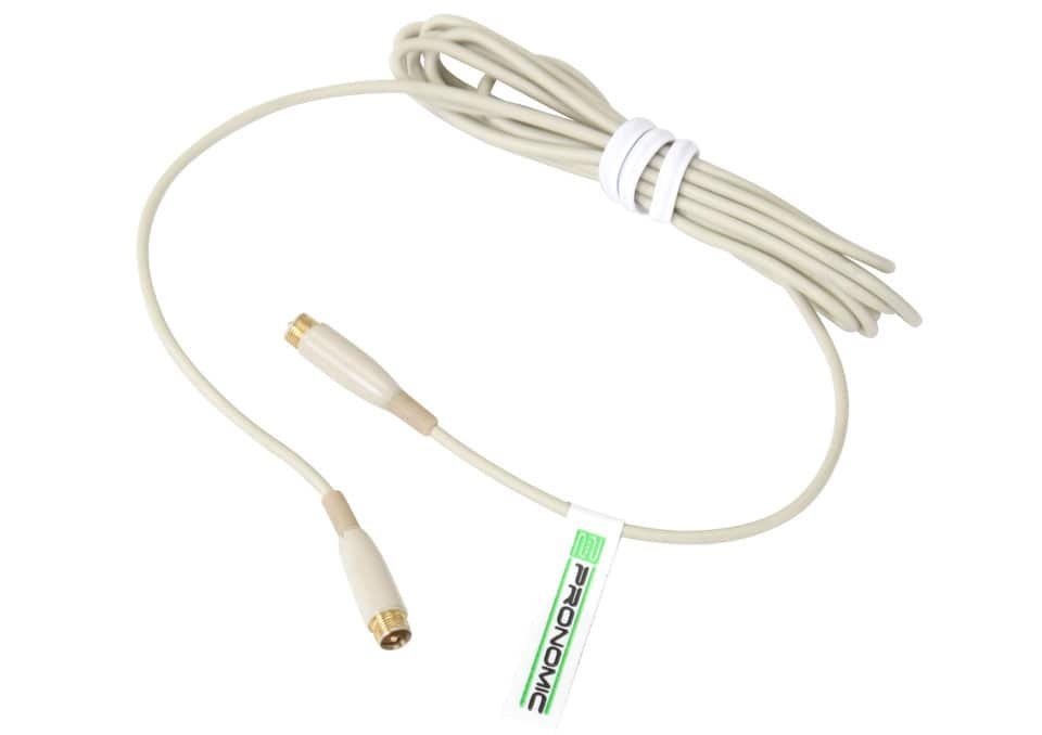 Pronomic Ersatzkabel für HS-31 EA Headset (Verbindungskabel, Länge: 1,2 m) Audio-Kabel, Einfacher Austausch, Schraubbare Verbindungen von Pronomic