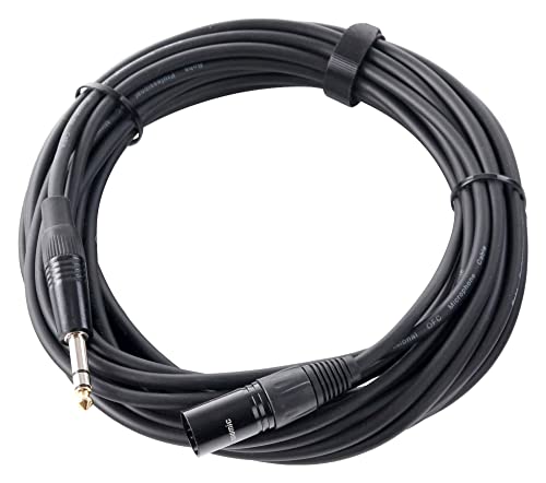 Pronomic JXM-10 Audiokabel Patchkabel Adapterkabel (Länge 10m, säure- und ölfest, Spannzangen-Zugentlastung) von Pronomic