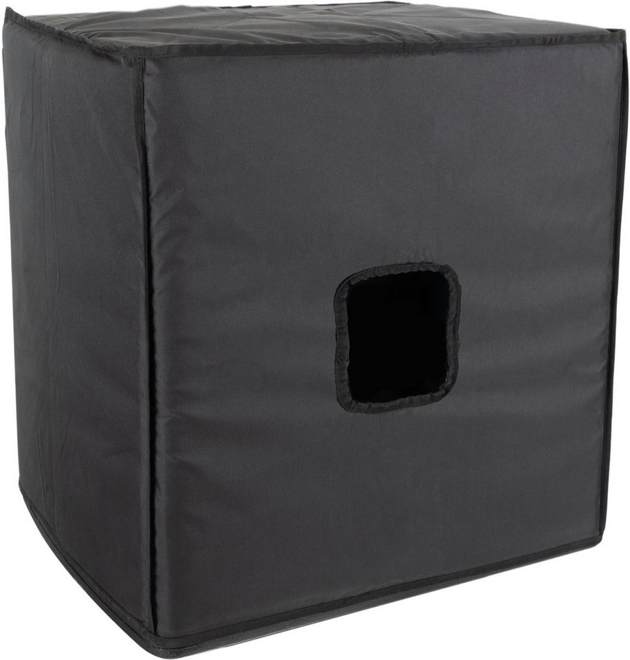 Pronomic Lautsprecher-Hülle SA-18 SUB Aktiv Subwoofer + Cover Set - 18-Zoll-Subwoofer, Nylonhülle, äußerst robustes Holzgehäuse mit 35mm-Flansch von Pronomic