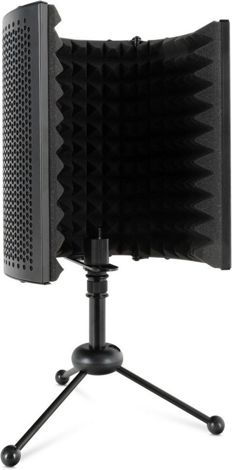 Pronomic MP-40 Micscreen-Tischstativ - Ideal für Studio/Podcast & 2 Gelenke Mikrofon-Halterung, (verhindert unerwünschte Schallreflektionen oder Echos) von Pronomic