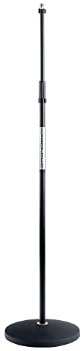 Pronomic MS-100 Mikrofonstativ mit Tellersockel - Mikrofonständer - Tellerstativ - Höhe: 88-158 cm - Gewicht: 3,4 kg - schwarz Pronomic MS-100 Mikrofonstativ mit Tellersockel - Mikrofonständer - Tellerstativ - Höhe: 88-158 cm - Gewicht: 3,4 kg - schwarz von Pronomic