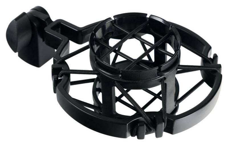 Pronomic MSP-19 Mikrofonspinne, doppelt federnd gelagert, reduziert Trittschall Mikrofon-Halterung, (Reduziert Trittschall auf ein Minimum) von Pronomic