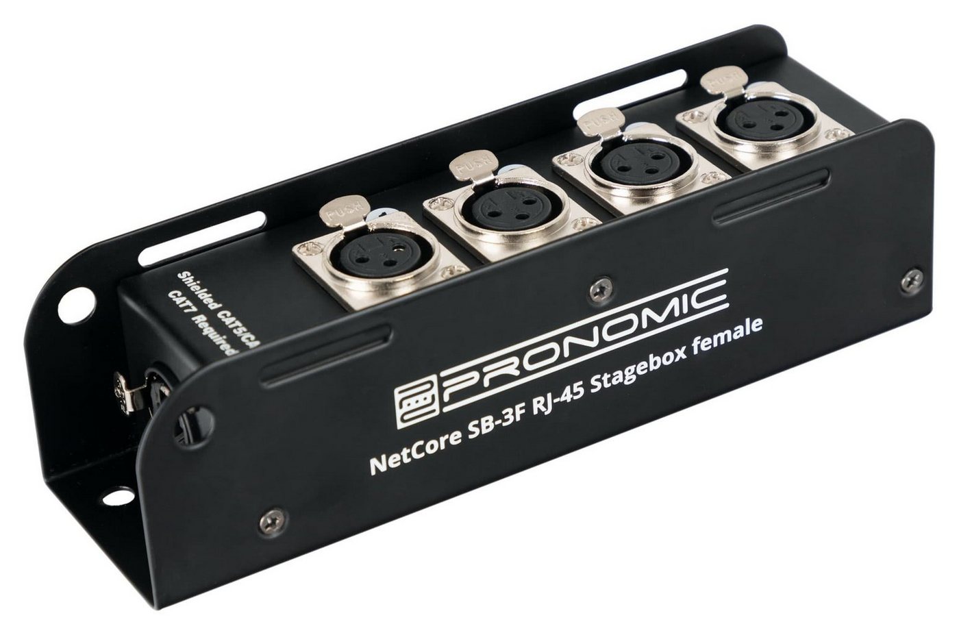 Pronomic NetCore SB-3F Multicore-Stagebox female Audio-Kabel, XLR-Buchsen (female), auf RJ45 Buchse, zur Übertragung analoger oder digitaler Signale von Pronomic