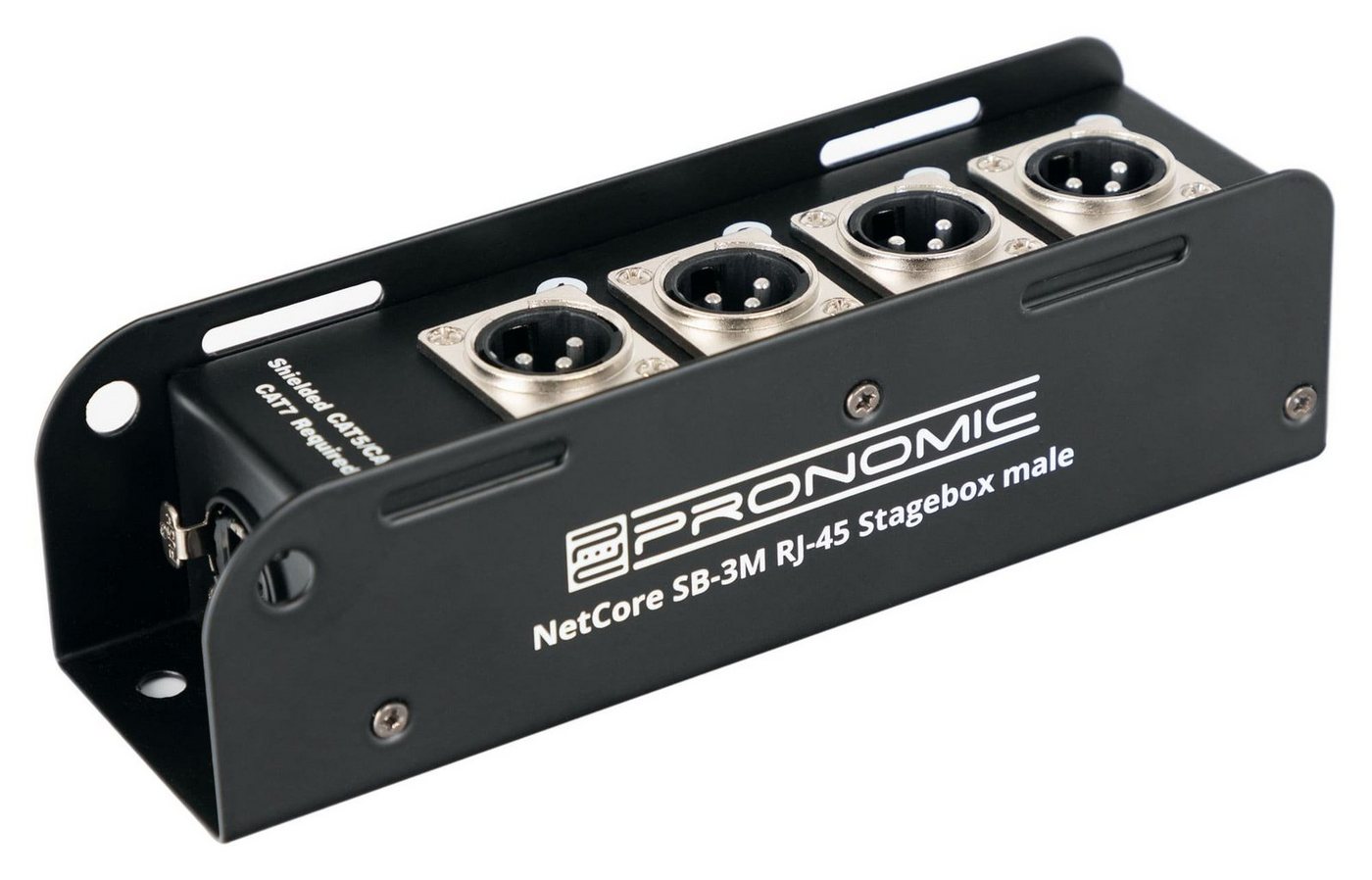 Pronomic NetCore SB-3M Multicore-Stagebox male Audio-Kabel, XLR-Buchsen (male), auf RJ45 Buchse, zur Übertragung analoger oder digitaler Signale von Pronomic
