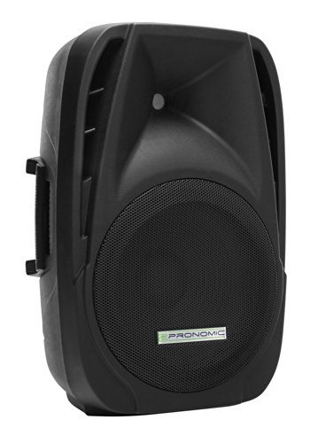 Pronomic PH12 Bühnen- und Konzertlautsprecher, PA-Lautsprecher, Mobile PA-Box für unterwegs, 160 W RMS / 300 W Peak, 12" Woofer, 34mm Hochtontreiber, Input & Thru - SPK kompatibel, Passivbox schwarz von Pronomic