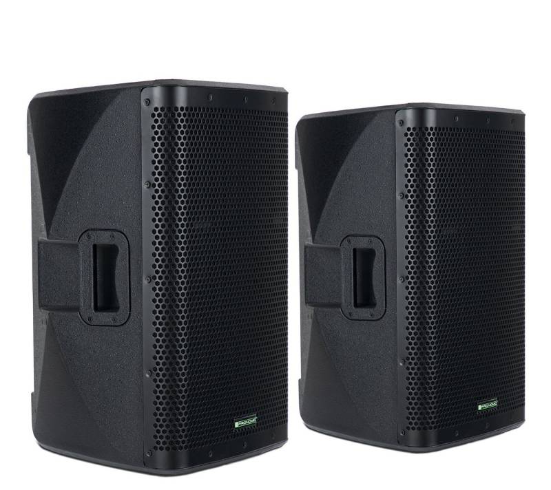 Pronomic Paar C-212 MA - Aktive 2-Wege Bi-Amp Box Lautsprecher 2.0 (Bluetooth, 500 W, mit 2 Kanälen - 12 zoll Woofer und DSP-Presets) von Pronomic