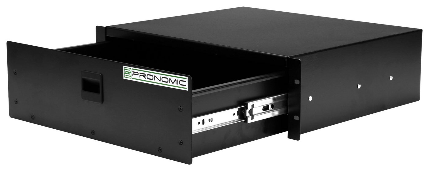 Pronomic Rack RD-103 Rackschublade 3 HE, Schublade für 19 Zoll Rack von Pronomic