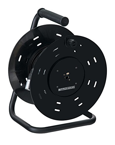 Pronomic Stage ECAT5-30 Ethernet-Kabeltrommel (UTP Cat5e Kabel auf Trommel, zur Verbindung und Verlängerung von Multicore-, DMX- und sonstigen Netzwerkkabeln, Länge: 30 m, Neutrik etherCON-Stecker) von Pronomic