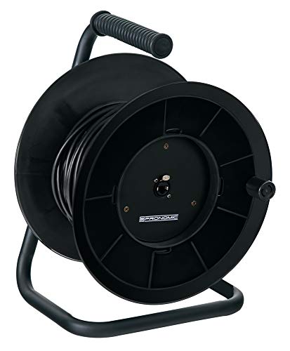 Pronomic Stage ECAT5-50 Ethernet-Kabeltrommel (UTP Cat5e Kabel auf Trommel, zur Verbindung und Verlängerung von Multicore-, DMX- und sonstigen Netzwerkkabeln, Länge: 50 m, Neutrik etherCON-Stecker) von Pronomic