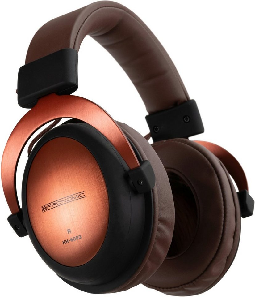 Pronomic Studio-Kopfhörer mit hohem Tragekomfort HiFi-Kopfhörer (ausgewogener Klang mit brillanten Höhen und präzisen Bässen) von Pronomic