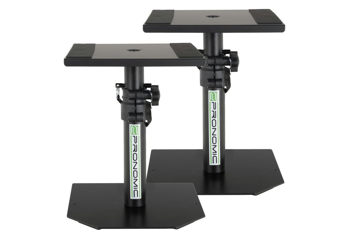 Pronomic Tischstative Paar für Studio Monitore - Hohe Ausführung Lautsprecherständer, (SLS-36P, 2-tlg., Paar Boxenstative, Lautsprecherstative höhenverstellbar bis 41 cm) von Pronomic