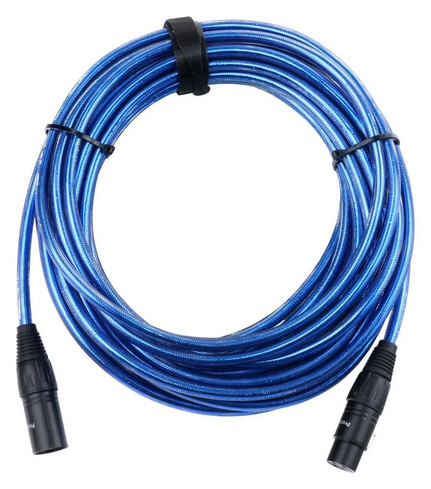 Pronomic XFXM-10 Mikrofonkabel 10 m Audio-Kabel, XLR, XLR (1000 cm), Stecker handgelötet, säure- und ölfest, Spannzangen-Zugentlastung von Pronomic