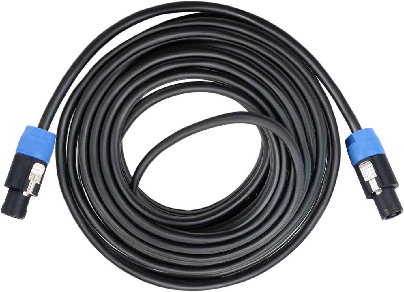 Pronomic pro-line BOXSP2-25 Lautsprecherkabel 25 m - mit Kabelklette Audio-Kabel, 2-Pol Speakon-kompatibel, (2500 cm), Professionelles Lautsprecherkabel mit hochwertigen Steckern von Pronomic