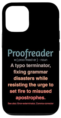 Korrekturleser Hülle für iPhone 12/12 Pro Korrekturleser Hülle für iPhone 12/12 Pro von Proofreader Humour Apparel