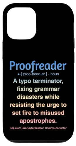 Korrekturleser Hülle für iPhone 12/12 Pro Korrekturleser Hülle für iPhone 12/12 Pro von Proofreader Humour Apparel