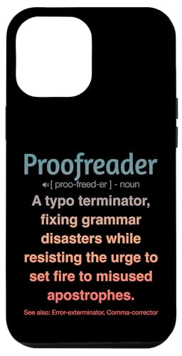 Korrekturleser Hülle für iPhone 12 Pro Max Korrekturleser Hülle für iPhone 12 Pro Max von Proofreader Humour Apparel