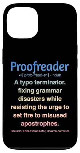 Korrekturleser Hülle für iPhone 13 von Proofreader Humour Apparel
