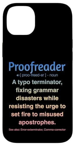 Korrekturleser Hülle für iPhone 14 Plus Korrekturleser Hülle für iPhone 14 Plus von Proofreader Humour Apparel