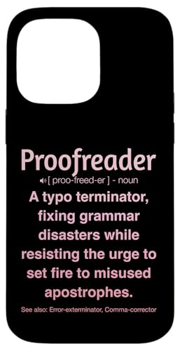 Korrekturleser Hülle für iPhone 14 Pro Max Korrekturleser Hülle für iPhone 14 Pro Max von Proofreader Humour Apparel