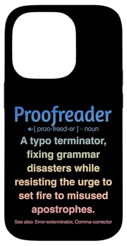 Korrekturleser Hülle für iPhone 14 Pro Korrekturleser Hülle für iPhone 14 Pro von Proofreader Humour Apparel