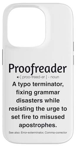 Korrekturleser Hülle für iPhone 14 Pro Korrekturleser Hülle für iPhone 14 Pro von Proofreader Humour Apparel