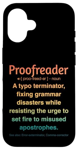 Korrekturleser Hülle für iPhone 16 Korrekturleser Hülle für iPhone 16 von Proofreader Humour Apparel