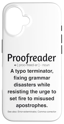 Korrekturleser Hülle für iPhone 16 Korrekturleser Hülle für iPhone 16 von Proofreader Humour Apparel