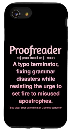 Korrekturleser Hülle für iPhone SE (2020) / 7 / 8 von Proofreader Humour Apparel