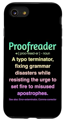 Korrekturleser Hülle für iPhone SE (2020) / 7 / 8 von Proofreader Humour Apparel