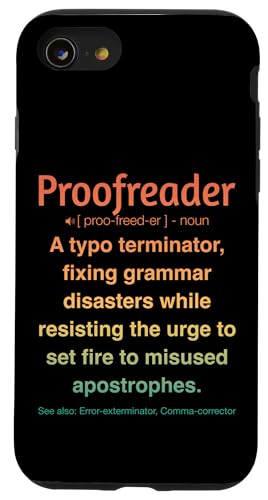 Korrekturleser Hülle für iPhone SE (2020) / 7 / 8 von Proofreader Humour Apparel