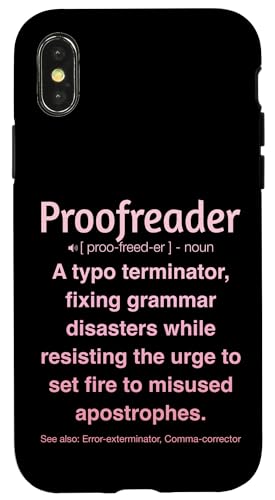 Korrekturleser Hülle für iPhone X/XS Korrekturleser Hülle für iPhone X/XS von Proofreader Humour Apparel
