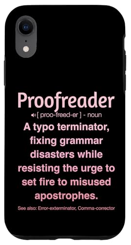 Korrekturleser Hülle für iPhone XR Korrekturleser Hülle für iPhone XR von Proofreader Humour Apparel