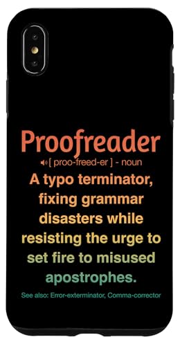 Korrekturleser Hülle für iPhone XS Max Korrekturleser Hülle für iPhone XS Max von Proofreader Humour Apparel
