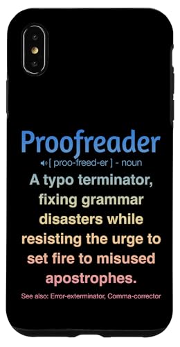 Korrekturleser Hülle für iPhone XS Max Korrekturleser Hülle für iPhone XS Max von Proofreader Humour Apparel