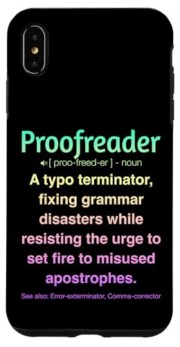 Korrekturleser Hülle für iPhone XS Max Korrekturleser Hülle für iPhone XS Max von Proofreader Humour Apparel