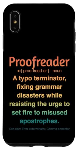 Korrekturleser Hülle für iPhone XS Max Korrekturleser Hülle für iPhone XS Max von Proofreader Humour Apparel