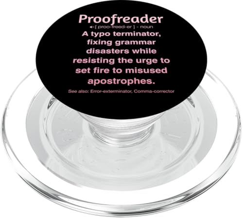 Korrekturleser PopSockets PopGrip für MagSafe Korrekturleser PopSockets PopGrip für MagSafe von Proofreader Humour Apparel